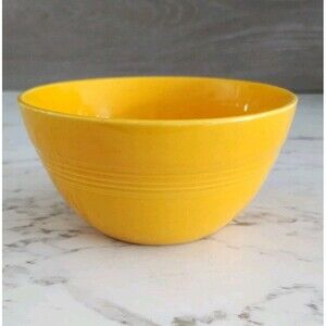 Vintage Harlequin 36s Bowl Yellow Homer Laughlin Art Deco Housewares